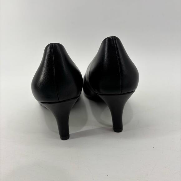 Life Stride Parigi Womens Size 9 Black Pump High Heels Round Toe Career - Picture 10 of 11